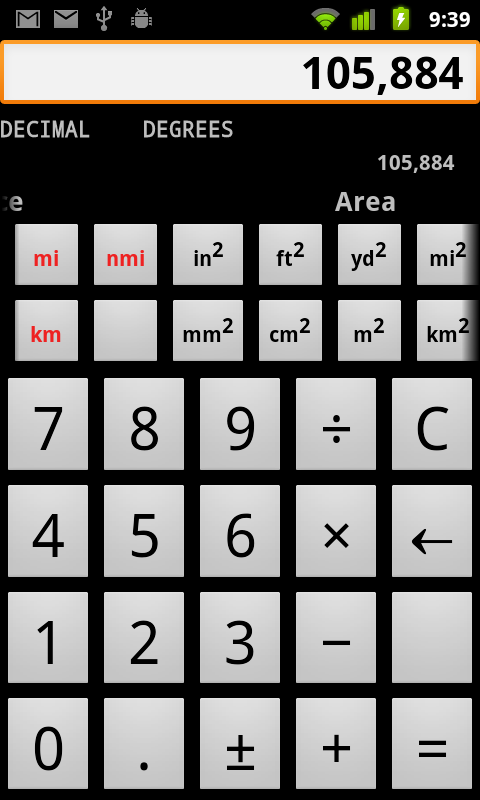 J-Calc Calculator app for Android screenshot