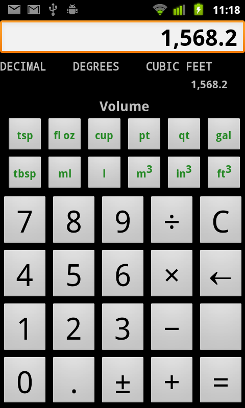 J-Calc Calculator app for Android screenshot